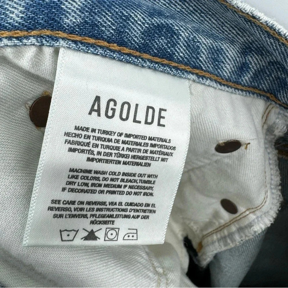 - NEW AGOLDE Agolde Criss Cross Short 'Symbol' size 32 B1951 - Picture 5 of 6